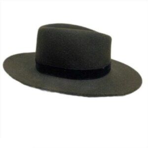 Rag & Bone Dark Green Fedora Hat Medium